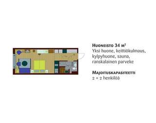Отель Kuortaneen Urheiluopisto Куортане Небольшие апартаменты в отеле с собственной сауной-8